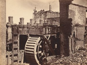 मिल, रिचमंड, वर्जीनिया, सीए। 1865. द्वारा अलेक्जेंडर गार्डनर
