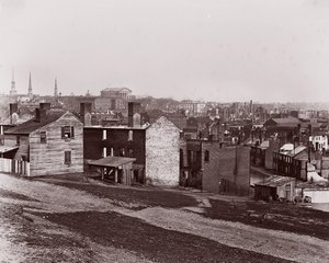 निकासी के बाद रिचमंड, 1865। द्वारा अलेक्जेंडर गार्डनर