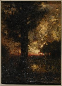 चित्र के साथ लैंडस्केप, c.1890