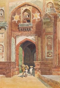 आगरा किला - दिल्ली गेट के अंदर, c1880 1905।