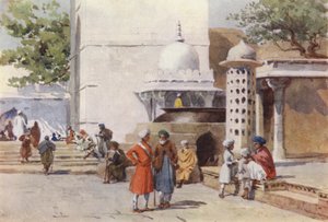 दरगाह, अजमेरी के प्रवेश द्वार पर काल्ड्रॉन