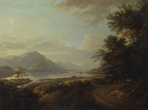 लोच अवे, अर्गिलशायर, सीए। 1785. द्वारा अलेक्जेंडर नसीम