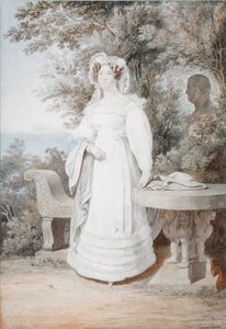 स्पेन की मारिया इसाबेला का पोर्ट्रेट 1789-1848, दो सिसिली की रानी, 1825
