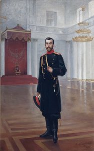 सम्राट निकोलस II का चित्र 1868-1918, 1898 द्वारा अलेक्जेंडर पेट्रोविच सफोनोव