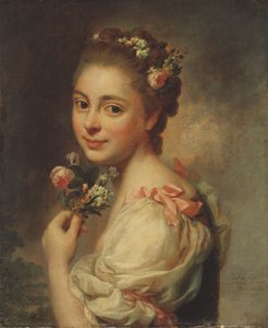 मैरी सुज़ैन गिरौस्ट रोज़लिन (1734-1772), फ्रांसीसी चित्रकार और पेस्टल कलाकार, कलाकार की पत्नी - मैरी-सुज़ैन, कलाकार की पत्नी, रोज़लिन, अलेक्जेंडर (1718-1793) द्वारा। रेशम पर पेस्टल द्वारा अलेक्जेंडर रोजलिन