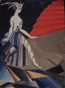 Salomé। 1917 में ओ। वाइल्ड द्वारा सलोमी नाटक के लिए कॉस्ट्यूम डिज़ाइन किया गया