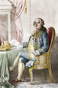 फ्रांस के राजा लुई सोलहवें (1754-1793) का पोर्ट्रेट। द्वारा अलेक्जेंड्रे (बाद में) लाचूची