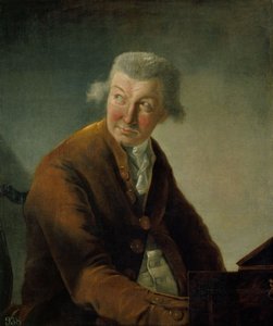 कार्ल फ्रेडरिक एबेल का पोर्ट्रेट 1723-1787 द्वारा अलेक्जेंड्रे अगस्टे रोबिनौ