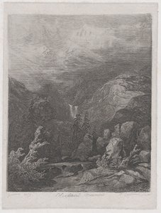 लैंडस्केप, 1839। द्वारा अलेक्जेंड्रे कैलामे