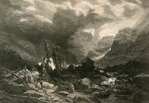 हिसाल्टाल, बर्नीस ओबरलैंड में तूफान द्वारा अलेक्जेंड्रे कैलामे