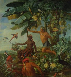 द इंडियन हंटर एंड फिशरमैन, 1741