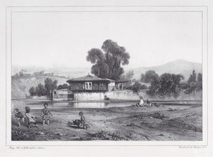 तुर्की बैरक, 1823-60। द्वारा अलेक्जेंड्रे गेब्रियल डिकैम्प्स