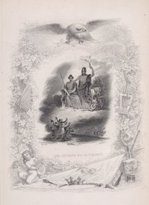 द चिल्ड्रेन ऑफ़ फ़्रांस, द सोंग्स ऑफ़ बेरेंजर, 1829 से द्वारा अलेक्जेंड्रे गुस्ताव एडॉल्फे लेवसेउर