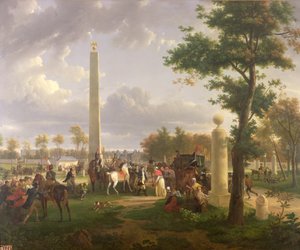 1804, 1808 में फॉनटेनब्लियू के जंगल में नेपोलियन I (1769-1821) और पोप पायस VII (1742-1823) के बीच बैठक