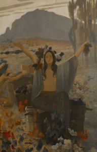 भित्ति चित्र, प्रतीकवादी। सग्रेरा, टेरासा का कासा एलेग्रे। द्वारा अलेक्जेंड्रे डी रिकर