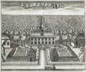 कैथरीनहोफ, 1717। द्वारा एलेक्सी इवानोविच रोस्तोवत्सेव