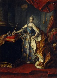 महारानी कैथरीन द्वितीय का पोर्ट्रेट 1729-1796, 1762 द्वारा एलेक्सी पेट्रोविच एंट्रोपोव