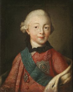 ग्रैंड ड्यूक पावेल पेट्रोविच का पोर्ट्रेट 1754-1801, 1765 द्वारा एलेक्सी पेट्रोविच एंट्रोपोव