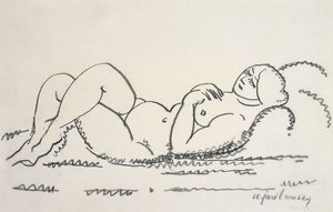 महिला नग्न; महिला न्यूड, c.1912