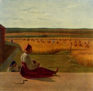 फसल काटने वाले। समर, 1820 के मध्य, 1965।