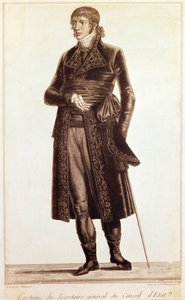 राज्य परिषद के महासचिव की वेशभूषा, c.1804-10 द्वारा एलेक्सिस चट्टानीगर