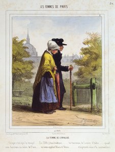 द वुमन ऑफ द इनवैलिड्स, द वुमन ऑफ पेरिस, 1841-42 से द्वारा अल्फ्रेड आंद्रे जेनियोले