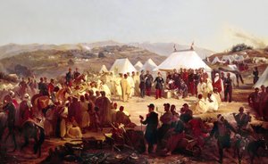 अल्जीरिया की विजय: 1854 में काबिलिया से फ्रांसीसी मार्शल रैंडन (1795-1871) तक बेनी राटन जनजाति का आत्मसमर्पण