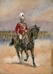 महामहिम राजा, 1910, मेजर जीएफ मैकमुन्न, पब द्वारा &39;भारत की सेना&39; के लिए चित्रण 1911 डब्ल्यू द्वारा अल्फ्रेड क्राउड लवेट