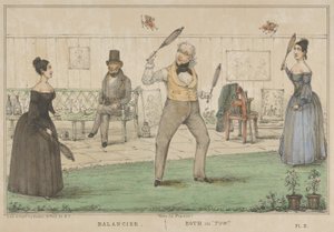 विवे ला फ्रांस, पेंडुलम, दोनों टो में, सीए। 1840. द्वारा अल्फ्रेड ई. बेकर