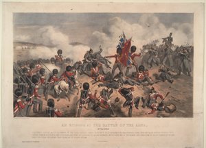 20 सितंबर, 1854, 1855 को अल्मा की लड़ाई से दृश्य द्वारा अल्फ्रेड एफ डी प्रेज