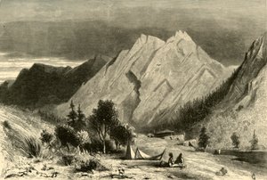 चूना पत्थर का निर्माण, पिट नदी पर, 1872। द्वारा अल्फ्रेड हैराली