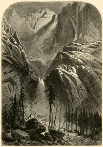 योसेमाइट फॉल, 1872। द्वारा अल्फ्रेड हैराली