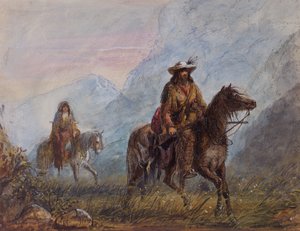 कैप्टन जोसेफ रदरफोर्ड वॉकर, c.1837 (कागज पर जल रंग) द्वारा अल्फ्रेड जैकब मिलर