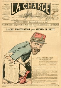 "" चार्ज (1888)" का कवर, रंगों में व्यंग्य द्वारा अल्फ्रेड ले पेटिट