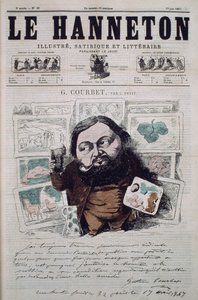 गस्टवे कौरेट, ave ले हैनेटन ’पत्रिका से कवर चित्रण, 13 जून 1867