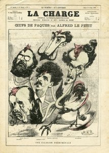 द चार्ज (1870) में अल्फ्रेड ले पेटिट (1841-1909) का चित्रण द्वारा अल्फ्रेड ले पेटिट
