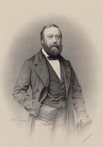 संगीतकार और गायक गुस्ताव नादौद का चित्र 1820-1893, 1862। द्वारा अल्फ्रेड लेमोइन