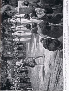 ड्र्यूड्स द्वारा न्याय किया जा रहा है, &39;हचिन्सन हिस्ट्री ऑफ द नेशंस&39; से चित्रण, c.1910 द्वारा अल्फ्रेड पीयर्स