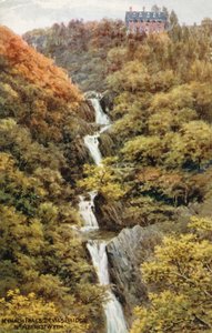 मैनाच फॉल्स, डेविल्स ब्रिज, एनआर। ऐबरिस्टविद द्वारा अल्फ्रेड रॉबर्ट क्विंटन