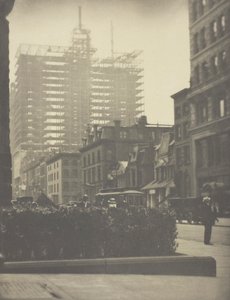 पुराना और न्यूयॉर्क न्यूयॉर्क, 1910। द्वारा अल्फ्रेड स्टिग्लिट्ज़