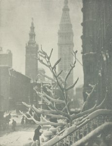 टू टावर्स, न्यूयॉर्क, 1911। द्वारा अल्फ्रेड स्टिग्लिट्ज़