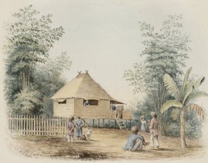 मनीला नियर हाउस, 1842 द्वारा अल्फ्रेड थॉमस अगेट