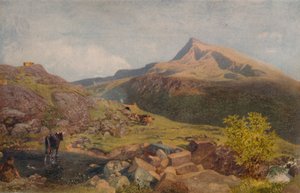 वेल्श हिल्स के बीच, 19 वीं सदी, 1935 द्वारा अल्फ्रेड विलियम हंट
