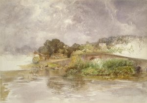 सोनिंग ब्रिज, c1882 द्वारा अल्फ्रेड विलियम हंट