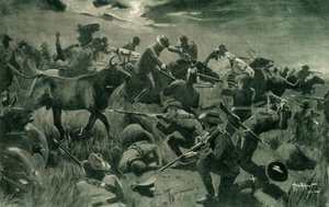 25 फरवरी, 1902, 1902 को होल्स्प्रूट में न्यूज़ीलैंडर्स द्वारा शानदार रक्षा। द्वारा एलन स्टीवर्ट