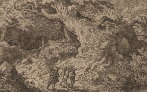 एक घना जंगल, शायद c. 16451656. द्वारा एलर्ट वैन एवरडिंगन