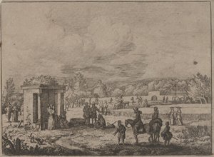 द वज़्रोज़ में वसंत, c.1650 (नक़्क़ाशी) द्वारा एलर्ट वैन एवरडिंगन
