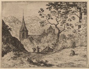 घंटाघर, शायद सी. 16451656. द्वारा एलर्ट वैन एवरडिंगन