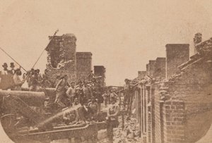 फोर्ट सम्टर की निकासी, अप्रैल 1861, अप्रैल 1861। द्वारा अल्मा ए पेलॉट।