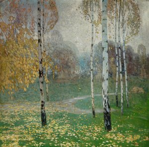बिर्च पेड़, 1904 द्वारा Alois Kalvoda